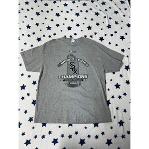 Chicago White Sox 2005 World Series Champions T-Shirt Men's 2XL Gray